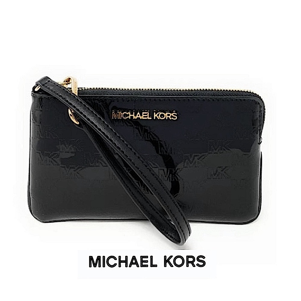 NWT Michael Kors Jet Set Gusset Wristlet
